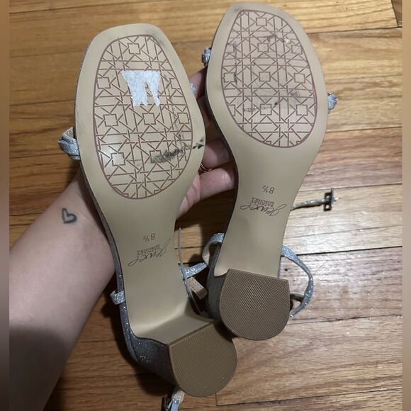 Badgley Mischka | Charlee Embellished Evening Sandals - Picture 4 of 6